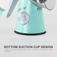 thumbnail image 2 of Manual Rotary Cheese Grater with Three Drum Stainless Steel Handheld Rotary Slicer Shredding Grinder for Carrot Cucumber Chocolate Nuts Kitchen Gadgets, 2 of 7