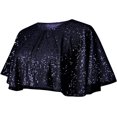 thumbnail image 2 of Sleeveless Double V-Neck Long Mermaid Sequin Formal Evening Dresses, 2 of 8