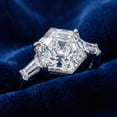 thumbnail image 5 of Pompeii Certified 3 1/2Ct Hexagon Diamond Engagement Ring 14k Gold or Platinum Lab Grown, 5 of 8