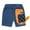 Blue, variant on KBODIU Boys' Shorts Toddler Boy Dinosaur Graphic Shorts Boys Girls Summer Athletic Basketball Shorts Size 1-8 Years