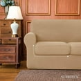 Subrtex 4Piece Stretch Textured Grid Sofa Cover Slipcover,Separate
