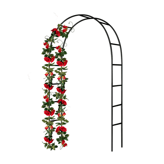 7.9 Ft H x 4.6 Ft W Metal Pergola Arbor,Assemble Freely 3 Sizes,for Various Climbing Plant Wedding Garden Arch Bridal Party Decoration Wide Arbor