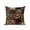 Brown, Black, variant on 1 Pack Outdoor Throw Pillow, Grey Leopard Waterproof Pillow with Insert Included, Farmhouse Vintage Plaid Decorative Accent Cushion Sofa Pillows for Patio Porch, 16 x 16 In