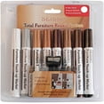 thumbnail image 4 of Wood Marker Furniture Polish Repair Kit Touch up Markers Sticks Wax Rods Pens 0.4 oz DEWEL 17 Piece, 4 of 12
