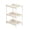 White-M, variant on Eolstice Freestanding White 4-Tier Plastic Storage Shelf, Multipurpose Organizer Rack, Indoor Household Kitchen Bathroom Utility Storage Unit