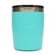 thumbnail image 2 of Vaso Rocks con forma de pez sapo, no se vuelca, 300 ml, acero inoxidable, color verde azulado, 2 of 9