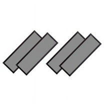 Floor Vent Covers Magnetic PVC Vent Mesh Cover, 4Pack 4 X 12 Inch Black Air Vent Screen Cover Floor Vent Cover