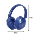 thumbnail image 3 of QTOCIO Bluetooth Headphones, Bluetooth Headset With Microphone Wireless Headset With Mic Bluetooth 5.3 Headset 10 Hrs Working Time Noise Cancelling Bluetooth Headset, 3 of 5