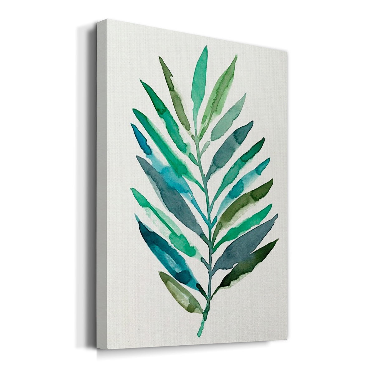 Palm Frond Flow IV Premium Gallery Wrapped Canvas - Ready to Hang