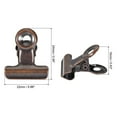 thumbnail image 2 of Uxcell Metal Hinge Clip Clamp 22mm Small Binder Clips Red Bronze, 40 Pack, 2 of 5