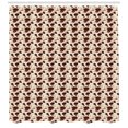 thumbnail image 3 of Floral Shower Curtain, Hand Drawn Hibiscus Flowers with Earthy Colors Exotic Hawaii Nature Composition, Fabric Bathroom Set with Hooks, 69W X 84L Inches Extra Long, Multicolor, by Ambesonne, 3 of 3