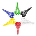 thumbnail image 3 of Mountain Bike Saddle MTB Road Bicycle Hollow Design Breathable Plastic Saddle Seat Cycling Accessory, Yellow Workhe, 3 of 4