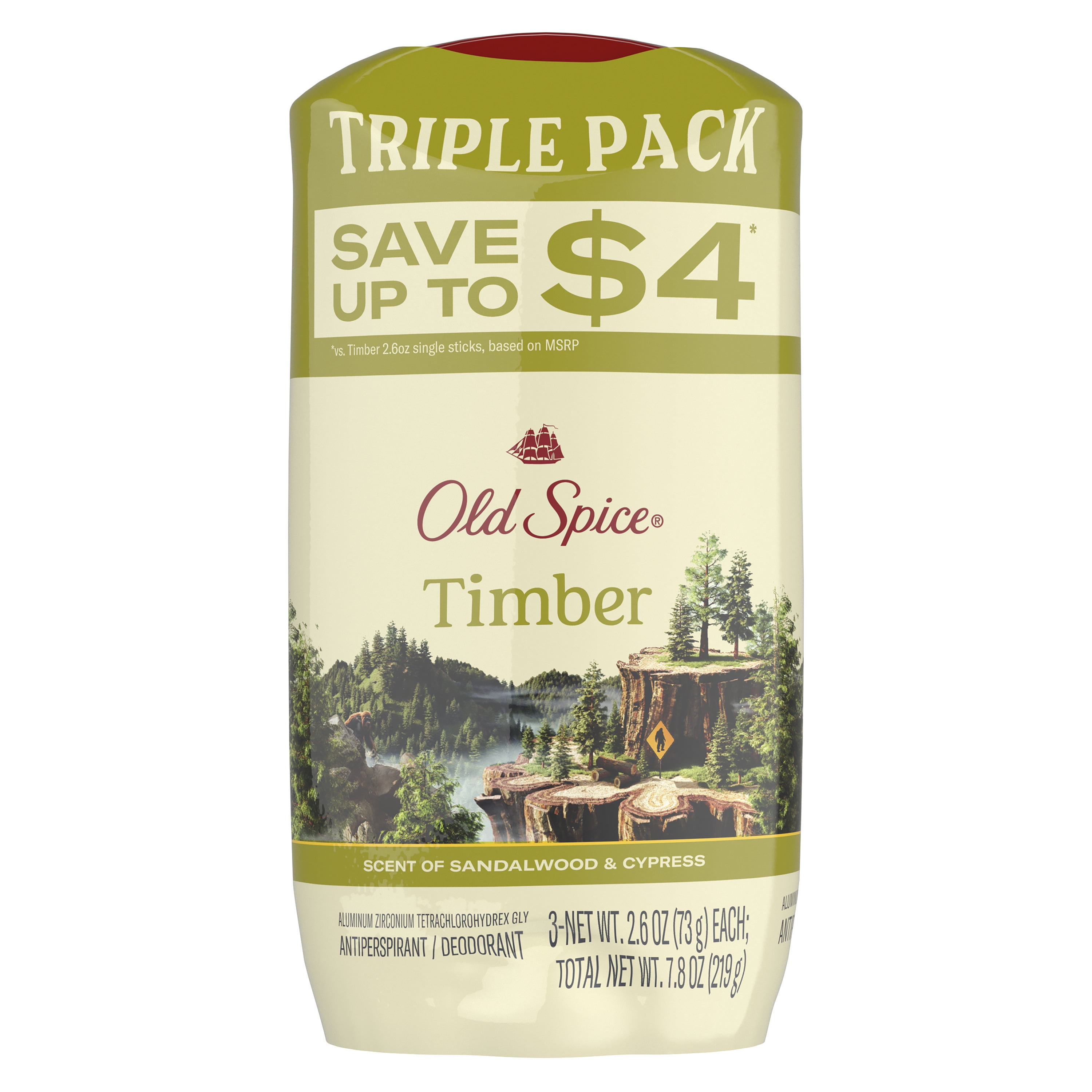 Old Spice Pure Sport Deodorant 2.4 oz Pack of 5 Aluminum-Free Men