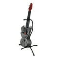 thumbnail image 2 of Evil Entertainer Pewter Grey Fiery Demon Guitar Coin Bank, 2 of 3