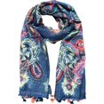 thumbnail image 1 of HSHDLDF Foulards Légères pour Femmes, Mode, à Imprimé Floral, Hiver Automne, Chaudes, Foulard Châle, 1 of 4