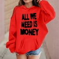 thumbnail image 2 of FhsagQ Girls Sweatshirt Size 6T Girl's Hoodie Long Sleeve Soft Sweatshirt Graphic Hoody Kids Cute Pullovers Top Clothes for Girls Sweatshirts for Girls Size 14-16 Red 6-7 Years, 2 of 4