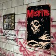 thumbnail image 4 of Placa Metal Vintage Banda MISFITS Pintura Hierro Rectangular Artística Pared 20x30cm, 4 of 9