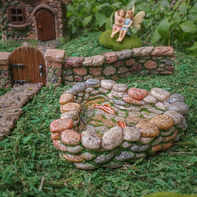 Stone Outdoor Fairy Garden Walkway Decor Landscape Accessory Dollhouse Supply Stone Outdoor Fairy Garden Walkway Decor Landscape Accessory Dollhouse Supply
