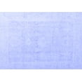 thumbnail image 1 of Ahgly Company Indoor Rectangle Abstract Blue Modern Area Rugs, 2' x 5', 1 of 4