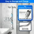 thumbnail image 6 of TASVAC Cordless Cleaning Brush with 5 Replaceable Heads, Electronics Cleaning Brush, New, 1 Total Count, 6 of 8