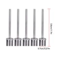 thumbnail image 4 of Soidarity 5 Pieces Inflating Pump Needle Stainless Wear-resistant Professional Air Adaptor Inflation Valves Volleyballs Pump Type3 NO3, 4 of 6