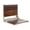 Brushed Stainless Steel, Walnut, variant on Folding Shower Seat with Back - Walnut ADA Wall Mount Bathroom Bench with Contoured Comfort for Adults Seniors Disabled Bariatric/304 Stainless Steel/Supports 500 lbs/Oil Rubbed Bronze/ 18" x 16"