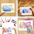 thumbnail image 7 of Woman Painting Stencil 11.69x8.27 Inch Reusable DIY Art and Craft Stencils Hollow Out Drawing Painting Template for Painting on Wood Fabric Paper Walls Canvas Furniture, 7 of 7
