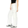 thumbnail image 2 of Cali1850 Women's Comfortable Relaxed Fit Carpenter Pants with Side Pockets, Zipper Pockets, Utility Loop, 2 of 8