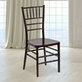 thumbnail image 2 of Flash Furniture Hercules Premium Series Adult Size Resin Stacking Chiavari Chair, Mahogany, 2 of 12