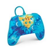 PowerA Enhanced Wired Controller, Pikachu Tie-Dye - Nintendo Switch