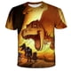 thumbnail image 1 of Dinosaur Cartoon 2022 Summer T Shirts Children's Clothing Boys Girls Short Sleeve T-shirts Kids 3D Jurassic Park TShirts Clothes14T Gong Bohan LED, 1 of 2