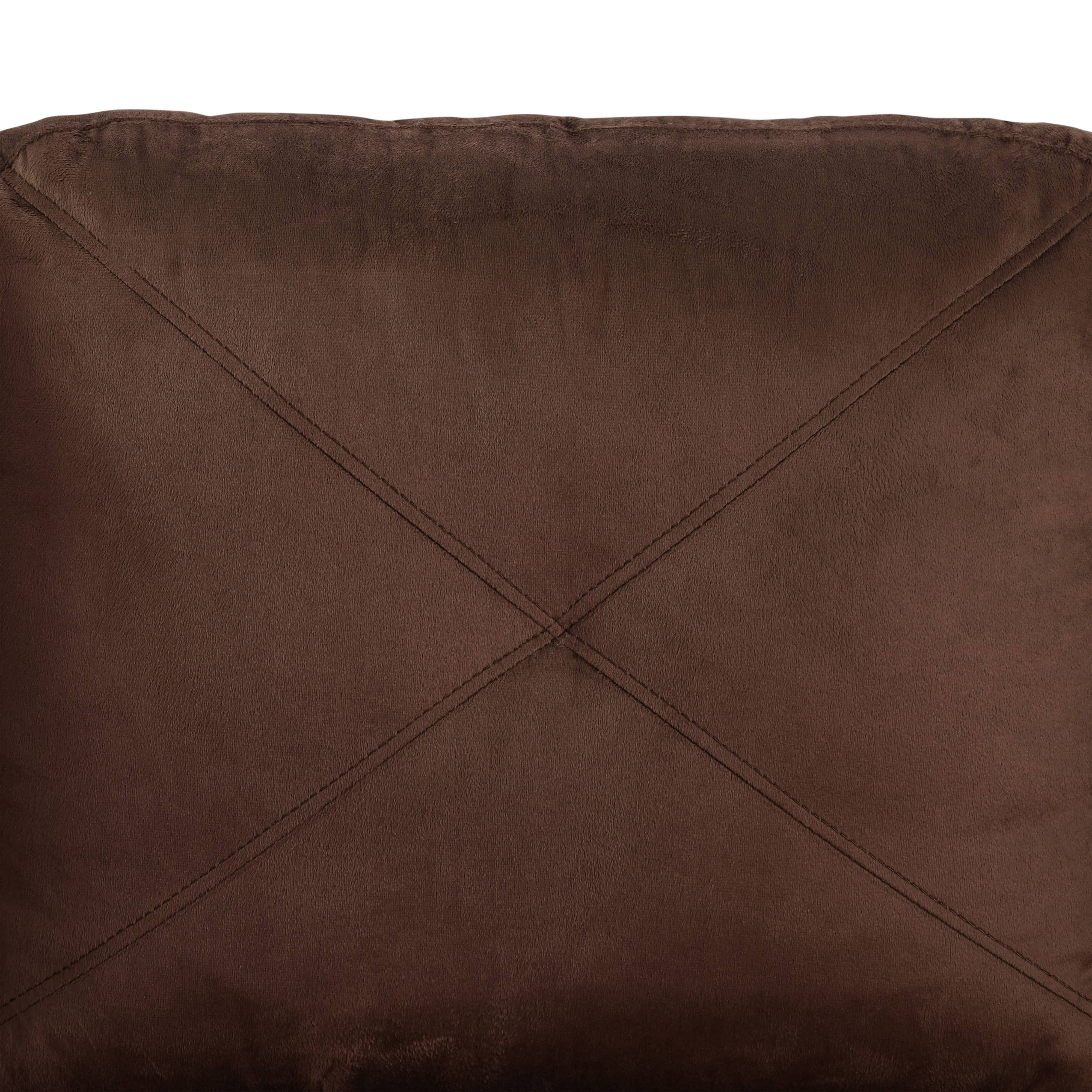 MAYEERTY Microfiber 3-Piece Living Room Sofa Set，Brown