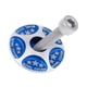 thumbnail image 5 of Cubierta Y Perno de La Tapa ástago Del Auricular de Aleación de Aluminio para Horquilla de Dirección de Bicicleta de 1-1 / 8 "de Diá Azul Soledad Cubierta de auriculares de bicicleta, 5 of 7
