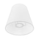 thumbnail image 3 of Pantalla de lámpara moderna de tela: Pantalla de tela blanca E14 para lámpara de mesa - Reemplazo de pantalla para lámpara de dormitorio pequeña, lámpara de escritorio o decoración de sala de estar, 3 of 8