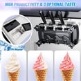 thumbnail image 4 of Missky Electric Ice Cream Maker, 2200W Soft Serve Ice Cream Maker Machine with 3 Flavors & Automatic Cleaning for Home, Snack Bar, Shop, 4 of 8