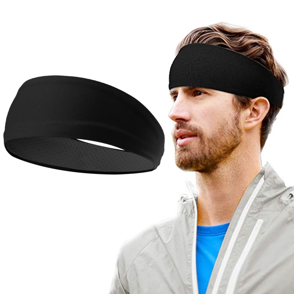 Lot De 3 Bandeaux De Sport Pour Hommes - Absorbants, Respirants Et élastiques - Pour Running, Fitness, Travail - 4