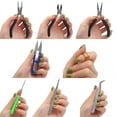 thumbnail image 3 of 8 Unids / set Herramientas de Fabricación Anillos de Alicates Redonda Pinzas de Rebordear Juego de Alicates Corta de Ambre de SM SunniMix Alicates para hacer joyas, 3 of 7