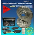 thumbnail image 1 of DK1519-8D Front Drilled Rotors and Ultimate HD Ceramic Brake Pads Kit, 1 of 8