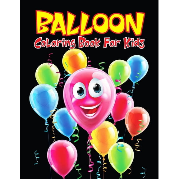 Balloon Coloring Book For Kids