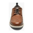thumbnail image 3 of Nunn Bush Stance Wingtip Oxford Walking Shoes Lightweight Cognac Multi 85055-229, 3 of 9