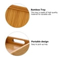 thumbnail image 5 of OFFIGAM Breakfast Tray Bamboo Light Brown 1Set 7.9x5.9x1.6In, 5 of 10