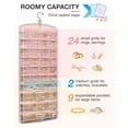 thumbnail image 3 of Organizador de joyas BAGSMART con soporte colgante para collares, color rosa, 3 of 7