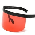 thumbnail image 2 of tooloflife Oversized Mirrored Sunglasses Visor Sunglasses Womens Mens Shield Eyeglasses, 2 of 5
