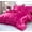 Hot Pink, variant on Navy Blue Satin Ruffle Comforter Set King Size 8 Piece Bed in a Bag with Sheet Set Smooth Silk Like Bedding Set Elegant Luxury Silky Comforter for All Season