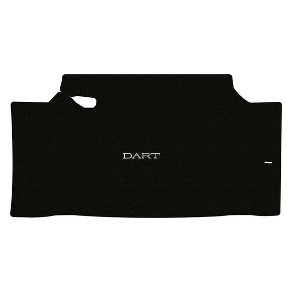 Lloyd Mats LogoMat Custom-Fit 4PC Carpet Floor Mats for 1969-1976 Dodge Dart, Black
