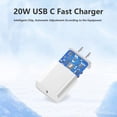 thumbnail image 2 of Bloque de cargador rápido USB C de 20 W para Apple iPhone Air 15-17 Pro Max, 2 of 7