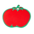 thumbnail image 1 of Tabla de cortar con forma de fruta, creativa, pequeña, para verduras, queso y frutas. Forma de tomate, 1 of 6