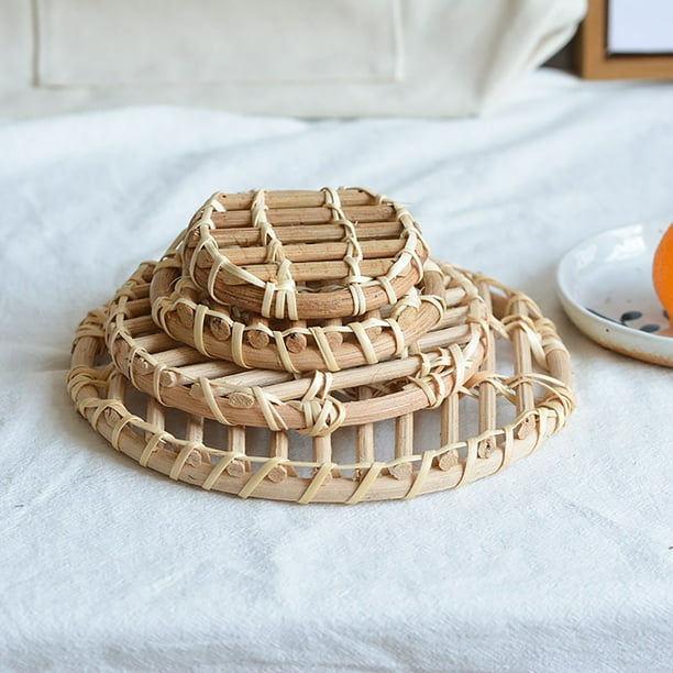 SPRING PARK Rattan Woven Table Mat for Hot DishesInsulated Hot Pads
