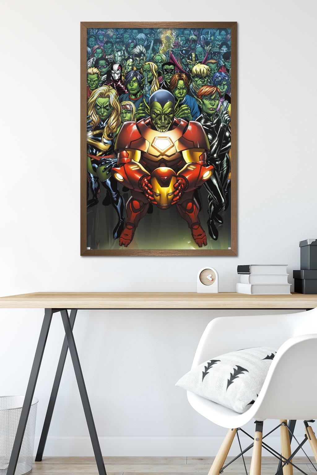 Marvel Comics - Secret Invasion - Avengers: The Initiative #15 Wall Poster, 22.375" x 34" Framed