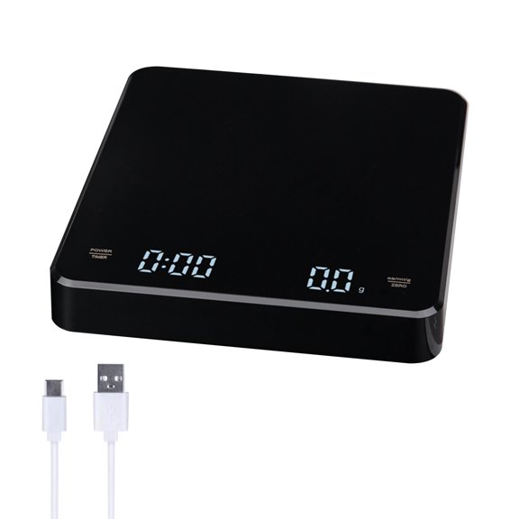 Quality Digital Scale for Coffee Enthusiasts: Precise Measurements, Auto-Zero Reset, Long-Lasting Battery for Baristas & Home Brewers